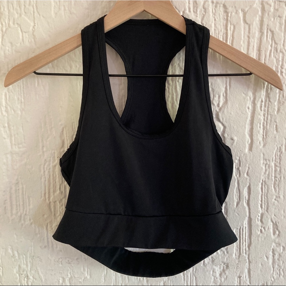 Black Sports Bra Size Small